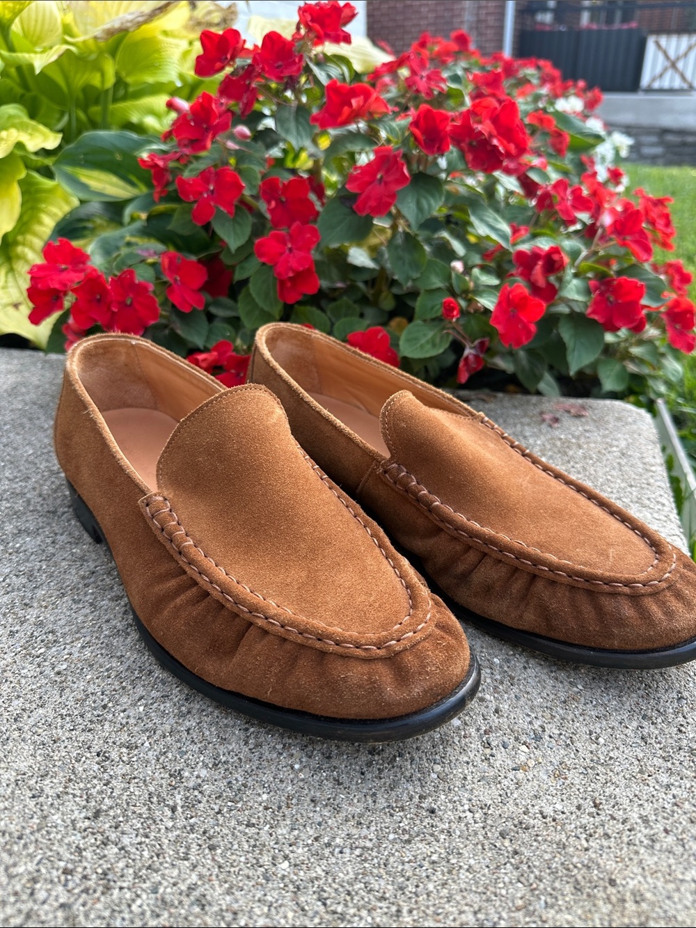 Men's banana republic SUEDE MOC-TOE LOAFER